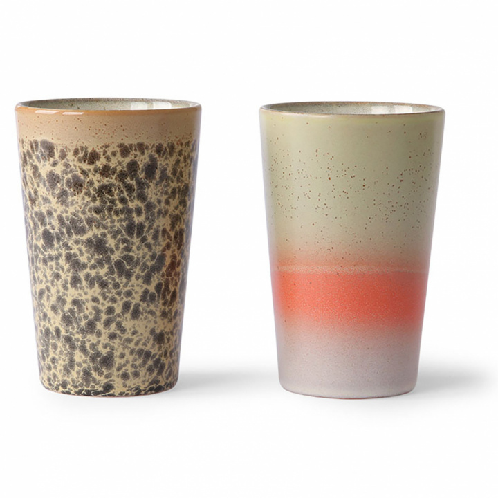 Krus 2-pack '70s' - Multi