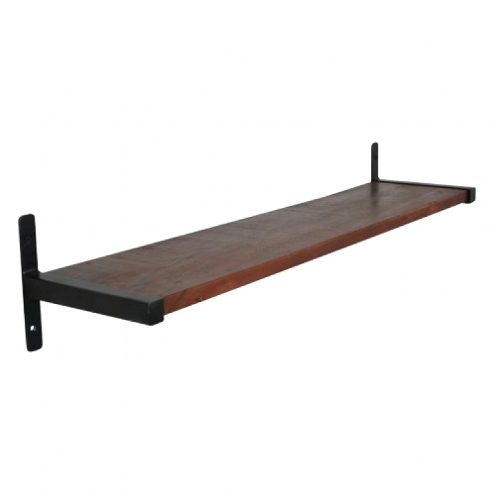 Vegghylle \'T-profil\' 80 cm - Brun i gruppen Møbler / Hyller og oppbevaring / Vegghylle hos Reforma (ACFW00062)