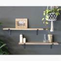 Vegghylle Vintage 80cm - Tre