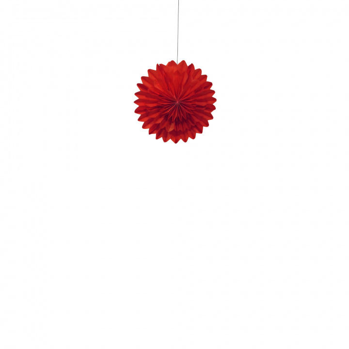 Adventsstjerne 'Lotus' 45cm - Rød
