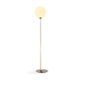 Gulvlampe \'Creme Satin\' - Messing
