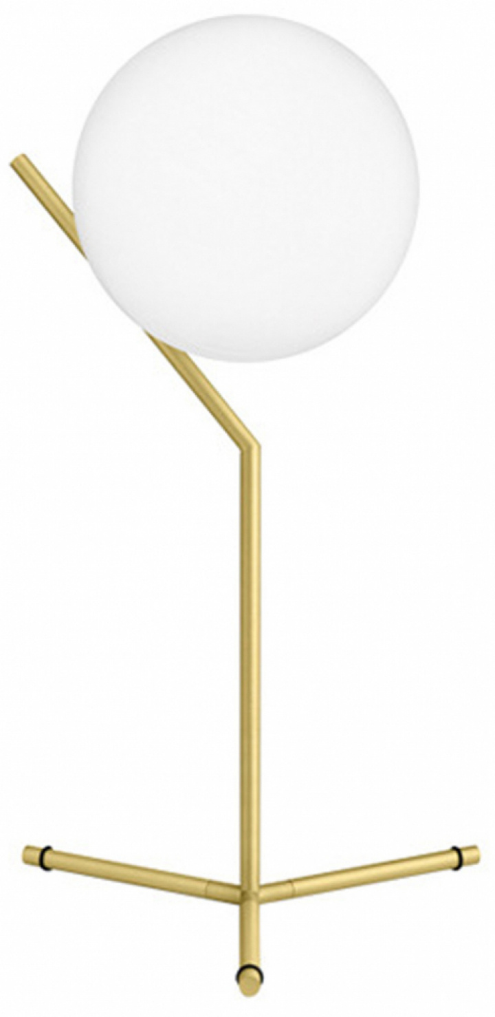 Bordlampe 'Satin' L - Messing