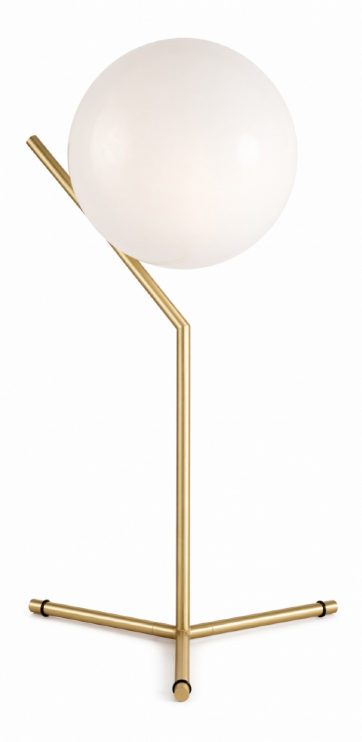 Bordlampe 'Satin' L - Messing