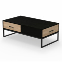 Sofabord \'Amster\' - Eik/Svart