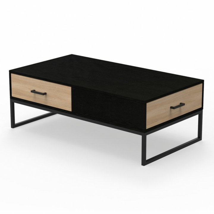 Sofabord 'Amster' - Eik / Svart