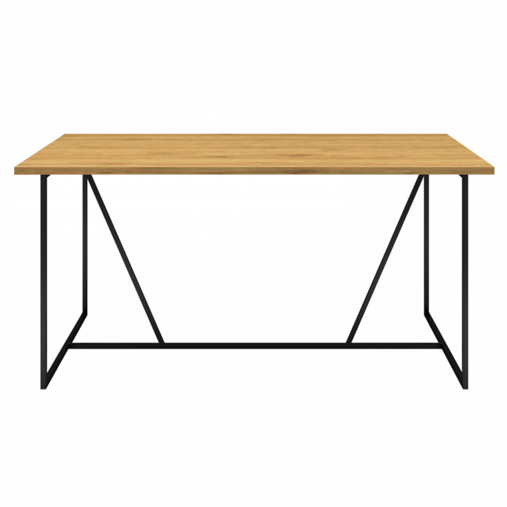 Spisebord 'Amster' - Eik / Svart