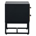 Nattbord \'Amster\' - Eik/Svart