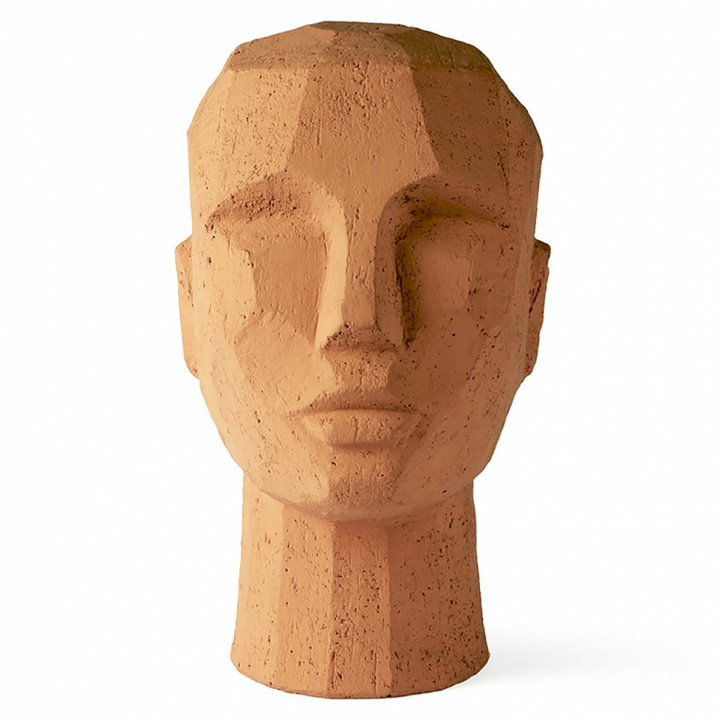 Skulptur 'Abstrakt hode' - Terracotta