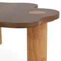 Salongbord \'Livora\' 107x98cm - Valnøtt