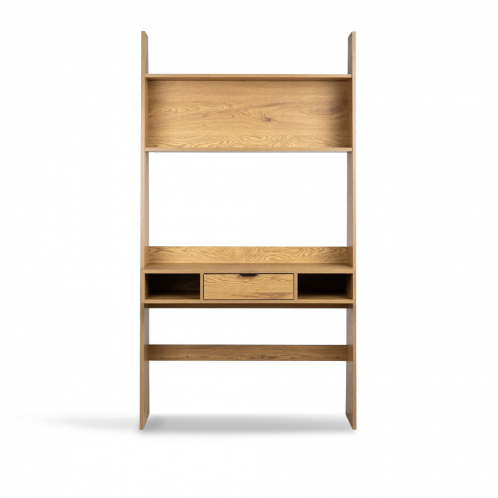 Skrivebord 'Berkley'- Eik/Svart