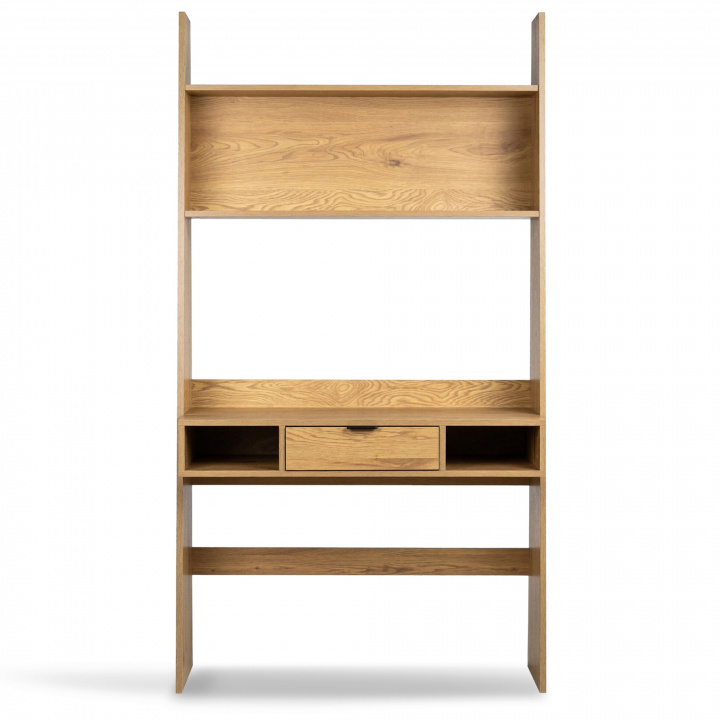 Skrivebord 'Berkley'- Eik/Svart