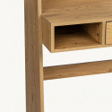 Skrivebord \'Berkley\'- Eik/Svart