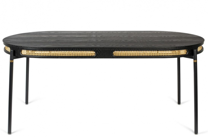 Spisebord \'Don\'t Stop the Webbing\' 180x90cm - Svart i gruppen Møbler / Bord / Spisebord hos Reforma (BM21006)