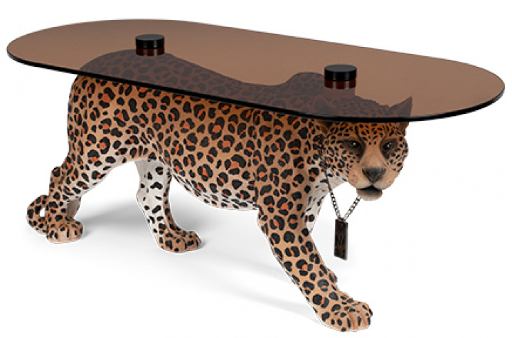 Salongbord 'Dope as hell' - Leopard