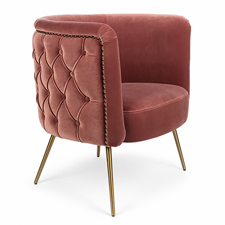 Lenestol \'Such a stud\' - Rosa i gruppen Møbler / Sittemøbler / Lenestoler hos Reforma (BM31005)