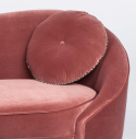 Sofa \'Croissant\' - Rosa