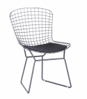 Stol \'Bertoia\' - Sölv/Grå