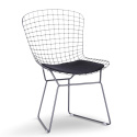 Stol \'Bertoia\' - Sölv/Grå