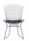 Stol \'Bertoia\' - Sölv/Grå