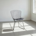 Stol \'Bertoia\' - Sölv/Grå