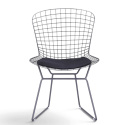 Stol \'Bertoia\' - Sölv/Grå