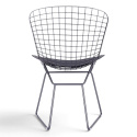 Stol \'Bertoia\' - Sölv/Grå
