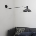 Vegglampe \'Skrivebord\' - Svart