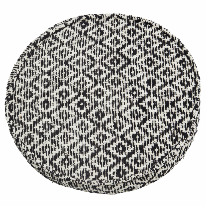 Sittepute 'Marpes' - Hvit / Svart