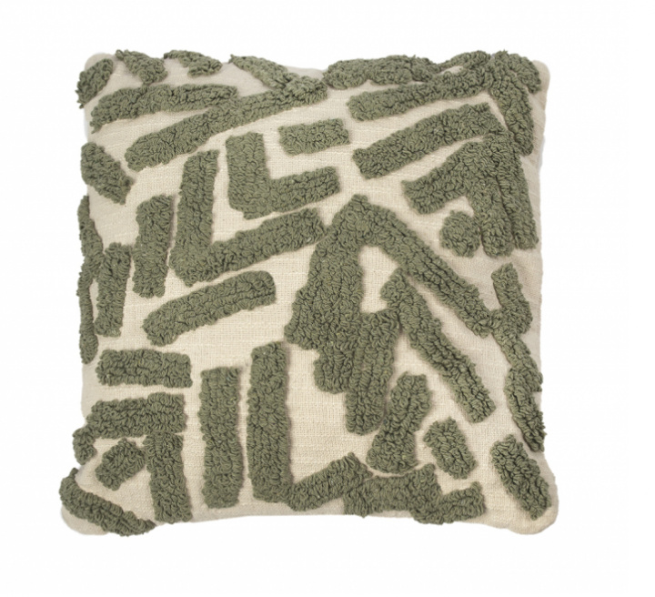 Pyntepute - Grønn/Beige 45x45 i gruppen SALG / Innredning / Tekstiler hos Reforma (CUSHION-TO-210)