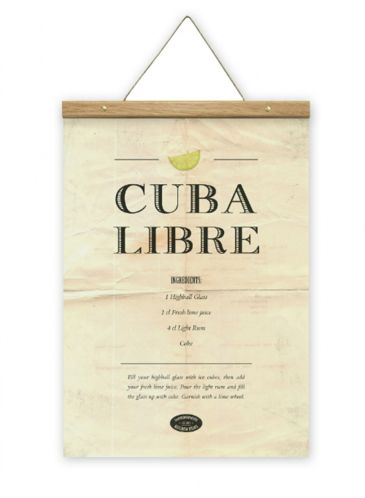 Cuba Libre - plakat og henger i gruppen hos Reforma (CubaLibre_A3)
