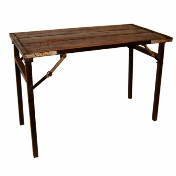 Vintage bord - Tre og jern