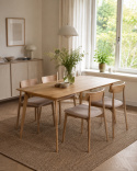 Spisebord \'Nordic\' 180x70cm - Eik