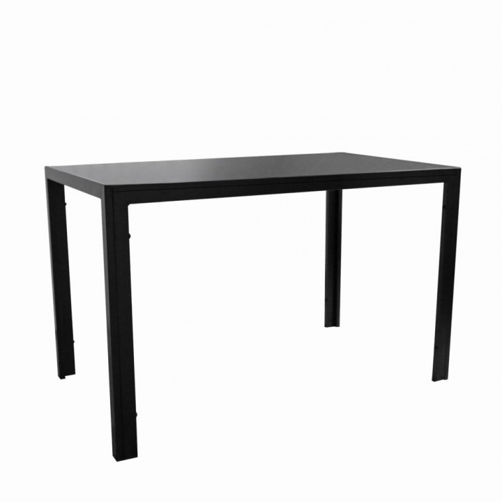 Skrivebord 'Svart' - Glass 120x70