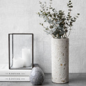 Vas Vulkan Cylinder - Lys grå
