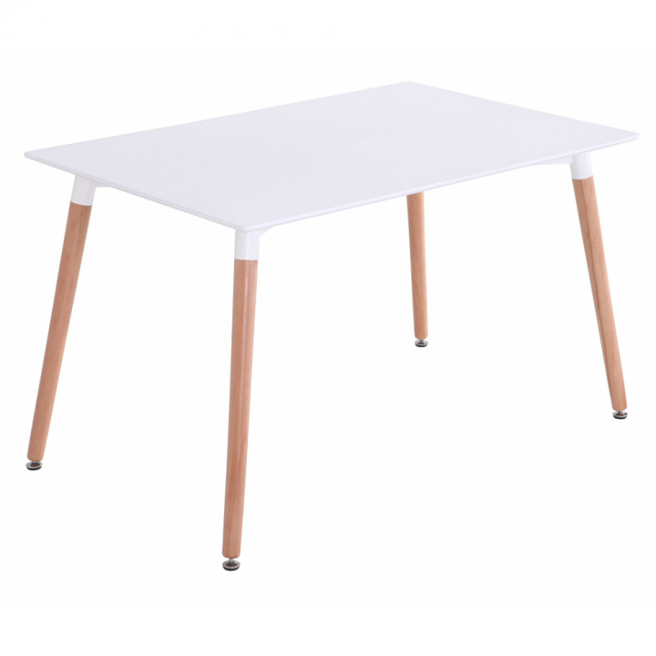 Spisebord 'Almlund' - Hvit 150x80