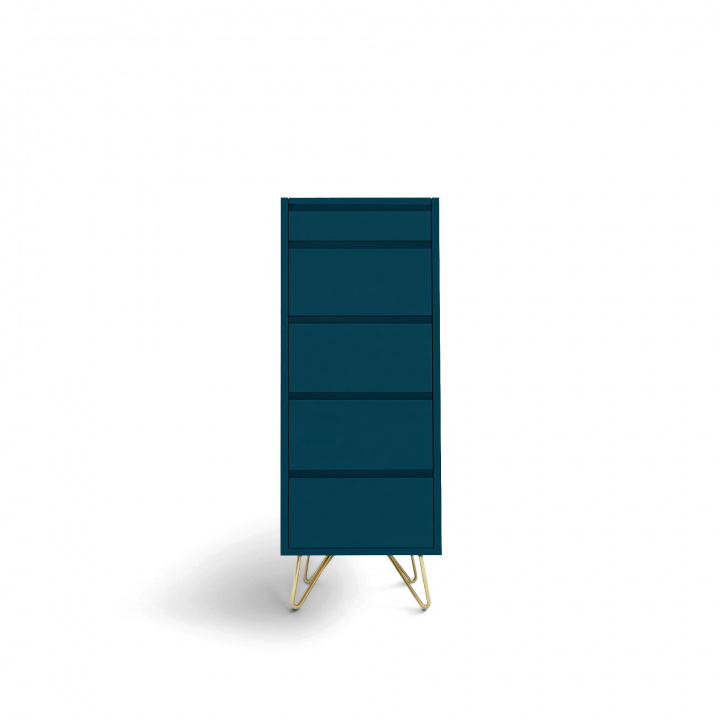 Kommode 'Elle' 45x110 - Grønn/Messing