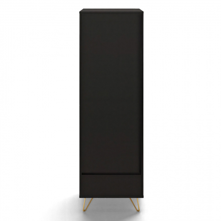 Garderobe 'Elle' - Svart/Messing