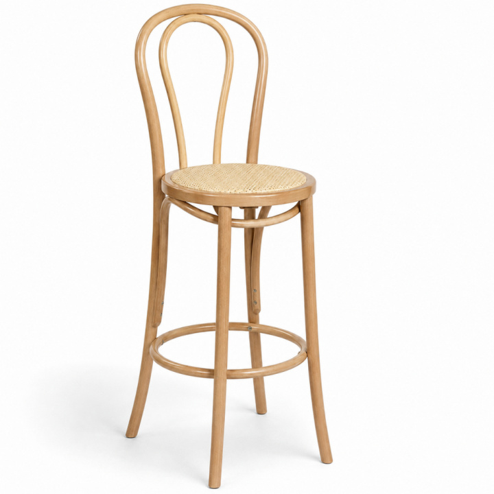 Barkrakk \'Bistro\' - Naturfarget/Rotting i gruppen Møbler / Sittemøbler / Barstoler hos Reforma (FCB19-oak)