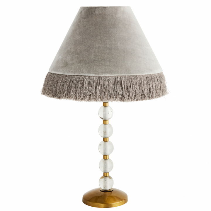 Bordlampe 'Velvet' - Grå - Madam Stoltz