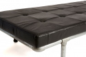 Daybed \'Milan\' - svart / skinn