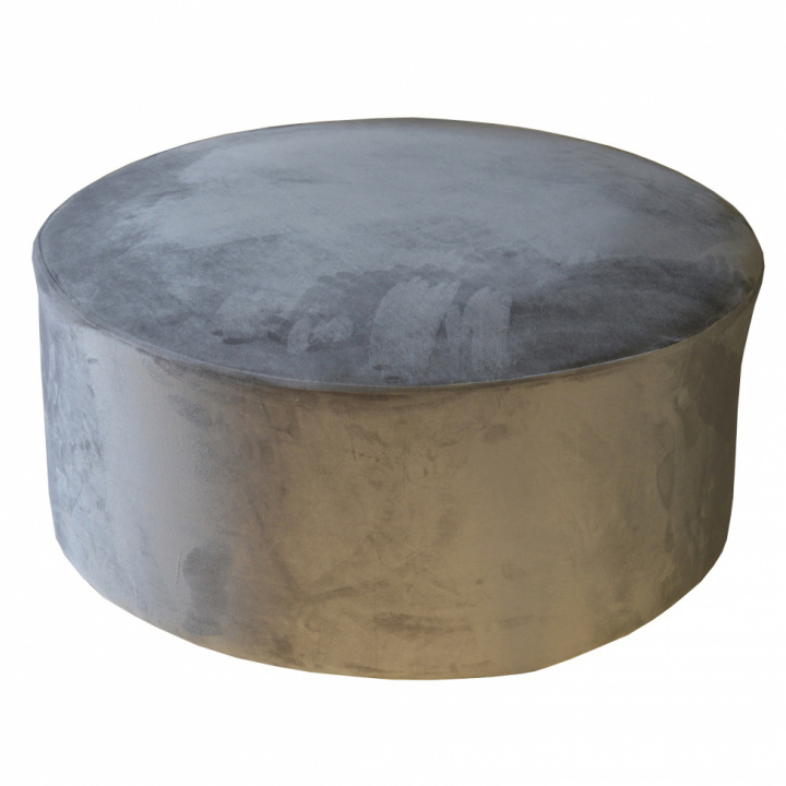 Puff - Fløyel / Grå