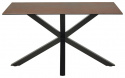 Spisebord \'Heaven\' 135x80cm - Brun/Sort