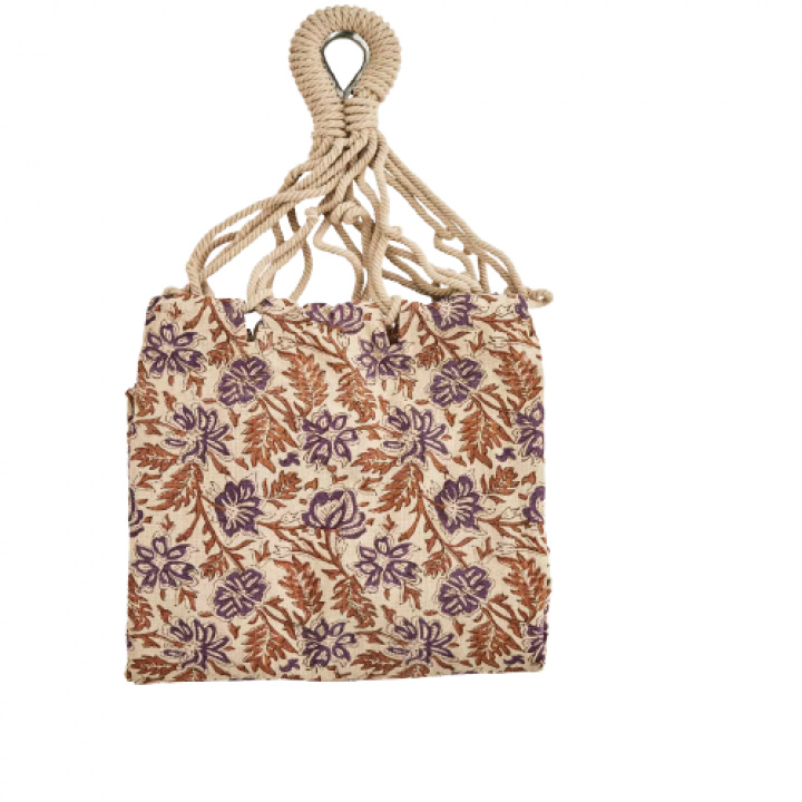 Mønstret hengekøye - Brun / Lilla i gruppen SALG / Møbler / Utendørsmøbler hos Reforma (HAM-80)