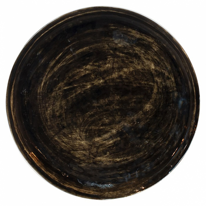 Tallerken 'Yuki' - Svart / Brun