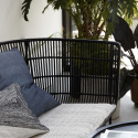 Sofa - Rattan/Svart