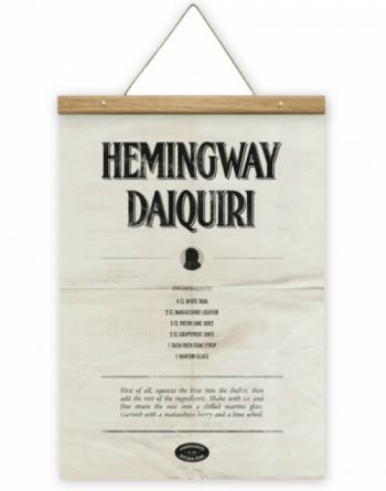 Hemingway Daiquiri - plakat og kleshengere