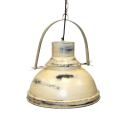 Factorylampa Vintage - Patinert Hvit