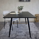 Spisebord \'Dawn\' 160x80cm - Svart