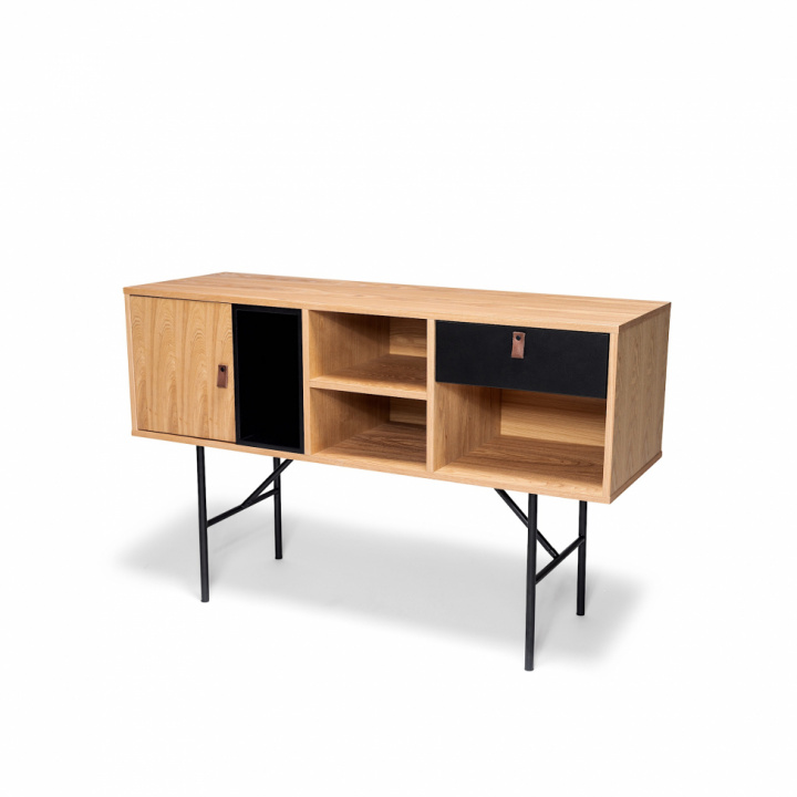 Sidebord 'Kodiak' - Naturlig/Black