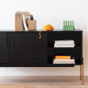 Sideboard \'Frölunda\' - Svart/Gull